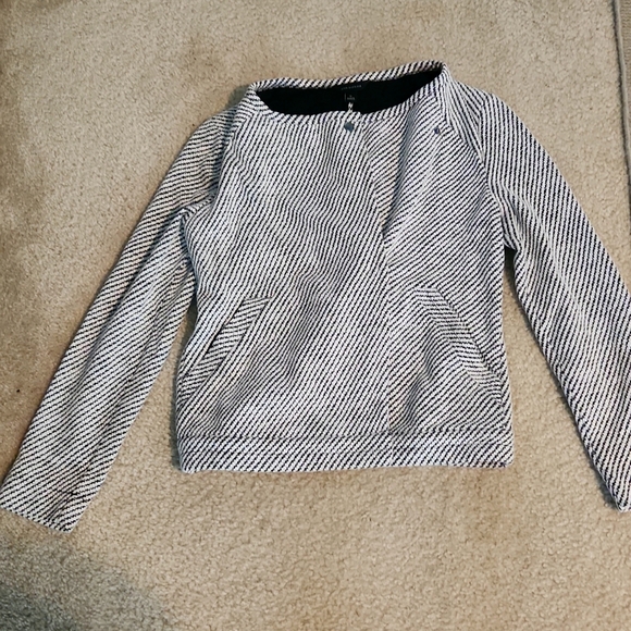 Ann Taylor black and white blazer - Picture 1 of 2